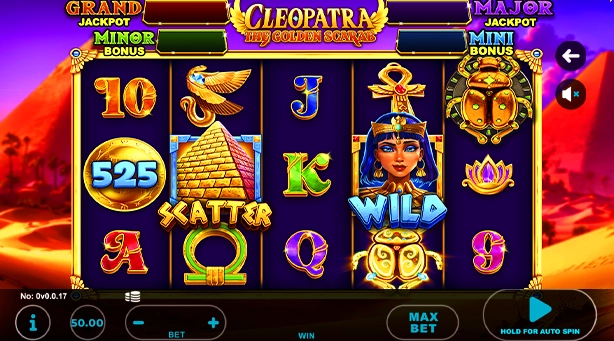 Cleopatra The Golden Scarab